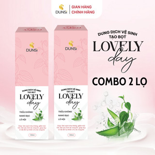 [HOT] - Combo 2 Lọ Dung Dịch Vệ Sinh Tạo Bọt LoveLy Day 150ml - Triết Xuất Trầu Không, Lô Hội, Bạc Hà The Mát
