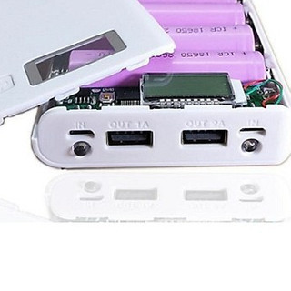 Box sạc dự phòng 8 cell LCD (Không pin) ❤️freeship❤️