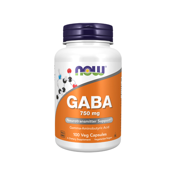 Viên uống Now GABA 750mg - Giảm căng thẳng, hỗ trợ giấc ngủ nhập khẩu Mỹ - Gymstore