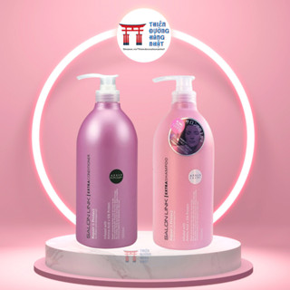 Cặp dầu gội xả Salon Link Nhật Bản 1000ml bổ sung protein giúp tóc luôn suôn mượt, óng ả, đầy sức sống