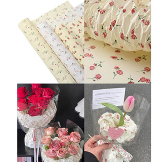   SỈ LẺ RẺ  20 giấy nến nhún 50x70 hoạ tiết không thấm gói hoa trang trí handmade 