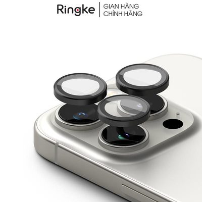 [Combo 2] Dán camera iPhone 16 Pro Max / iPhone 16 Pro / 16 Plus / 16 RINGKE Camera Lens Frame Glass