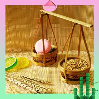 Quang gánh tre phụ kiện chụp ảnh cắm hoa trang trí lễ Tết truyền thống độc đáo