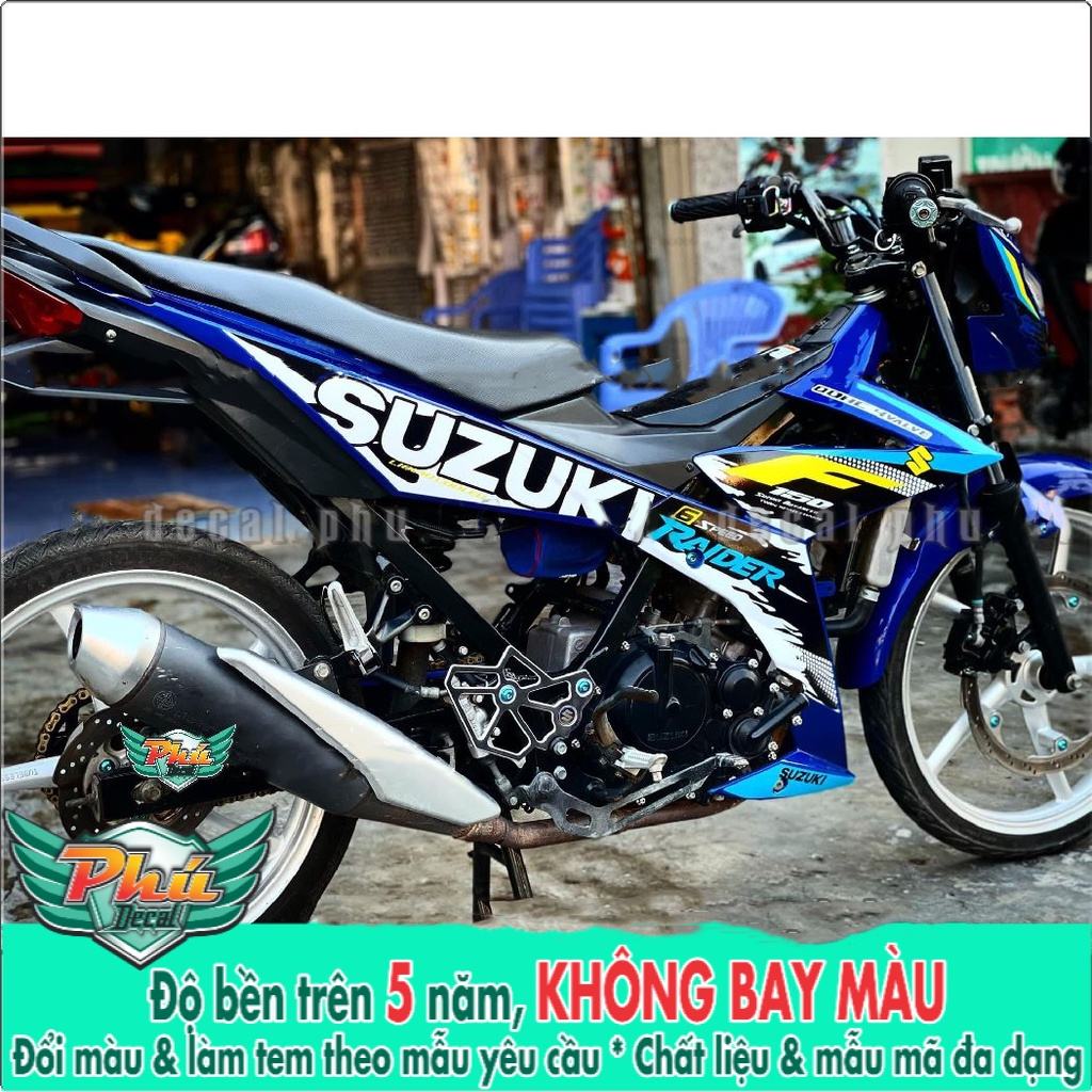Tem Rời Raider Xanh trắng (K) -1
