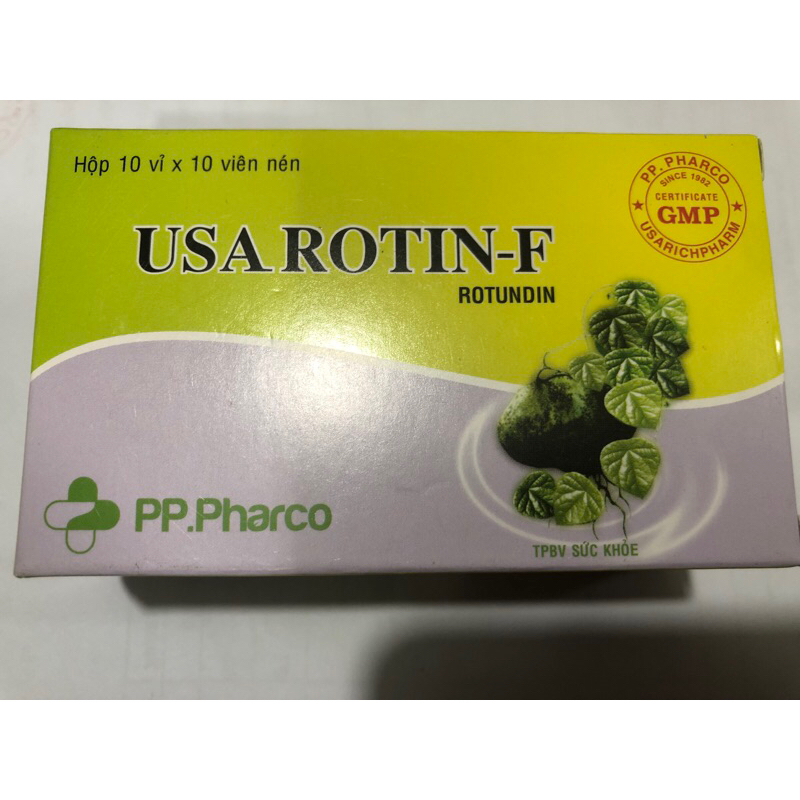 viên uống rotundin hỗ trợ dưỡng tâm, an thần, lo âu, căng thẳng, mất ngủ, ngủ không sâu, không đủ giấc…