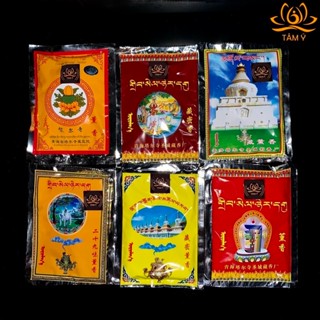 Gói Bột Xông Nhà Chiêu Tài, Tẩy Uế Trừ Tà, Tịnh Hoá Khí Xấu, Mang Lại May Mắn Tài Lộc [Tu viện Kumbum Tây Tạng]