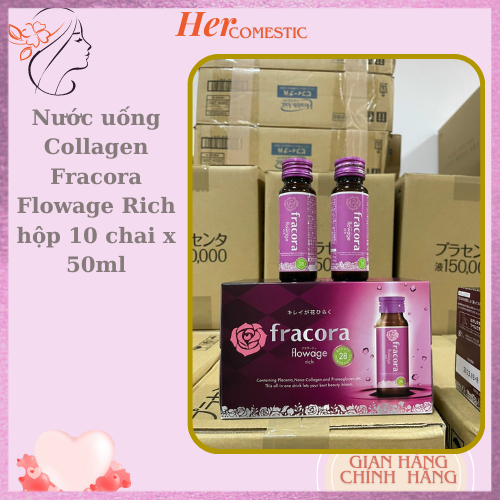 Nước uống Collagen Elasten Flowage Rich hộp 28 chai x 25ml