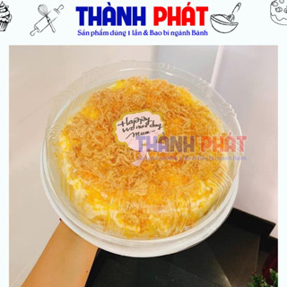 50 Hộp H122 cao 9cm – Hộp size bánh bông lan trứng muối -  Hộp đựng rau câu 3D size 24cm