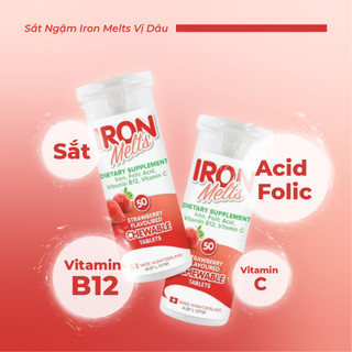 Sắt ngậm Iron Melts vị dâu Úc