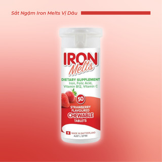 Sắt ngậm Iron Melts vị dâu Úc