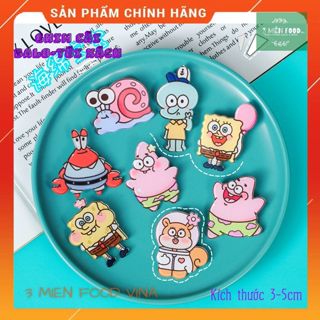Ghim cài balo túi xách,huy hiệu cài túi xách hình BỌT BIỂN dễ thương,KT 3-5cm nhựa acrylic-3 miền food vina