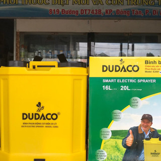 Bình xịt điện DUDACO E2001, máy xịt điện 20 lít