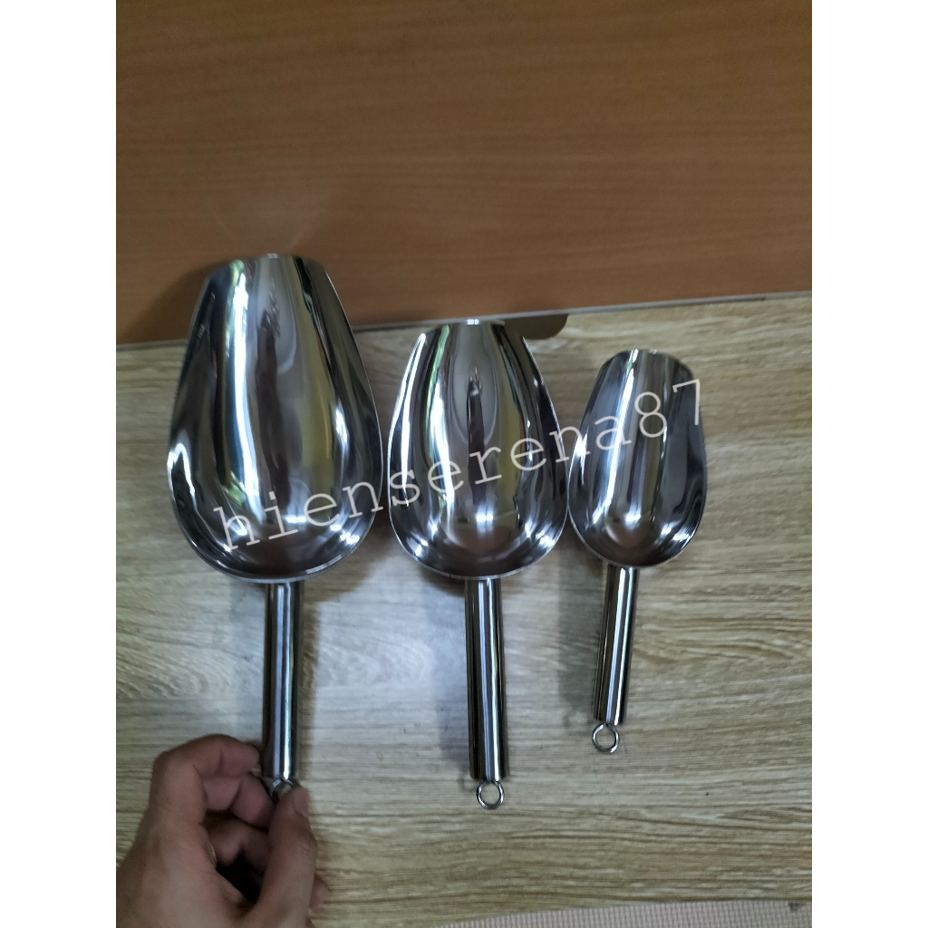 Muôi xúc đá inox cao cấp loại lớn