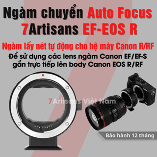 Ngàm chuyển AF Auto Focus 7Artisans EF-EOS R/RF cho ống kính Canon EF/EF-S và EOS R/RP - Bảo hành 12 tháng