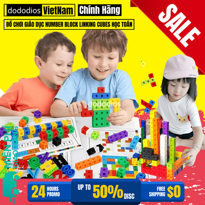 Xếp Hình Numberblocks Đồ Chơi Toán Học Thông Minh Trí Tuệ Cho Bé Linking Cube - Chính Hãng Dododios