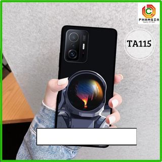 Ốp lưng Xiaomi 11T 5G - Xiaomi 11T Pro 5G (Mi 11T 5G - Mi 11T Pro 5G) dẻo in hình phi hành gia vũ trụ đáng yêu