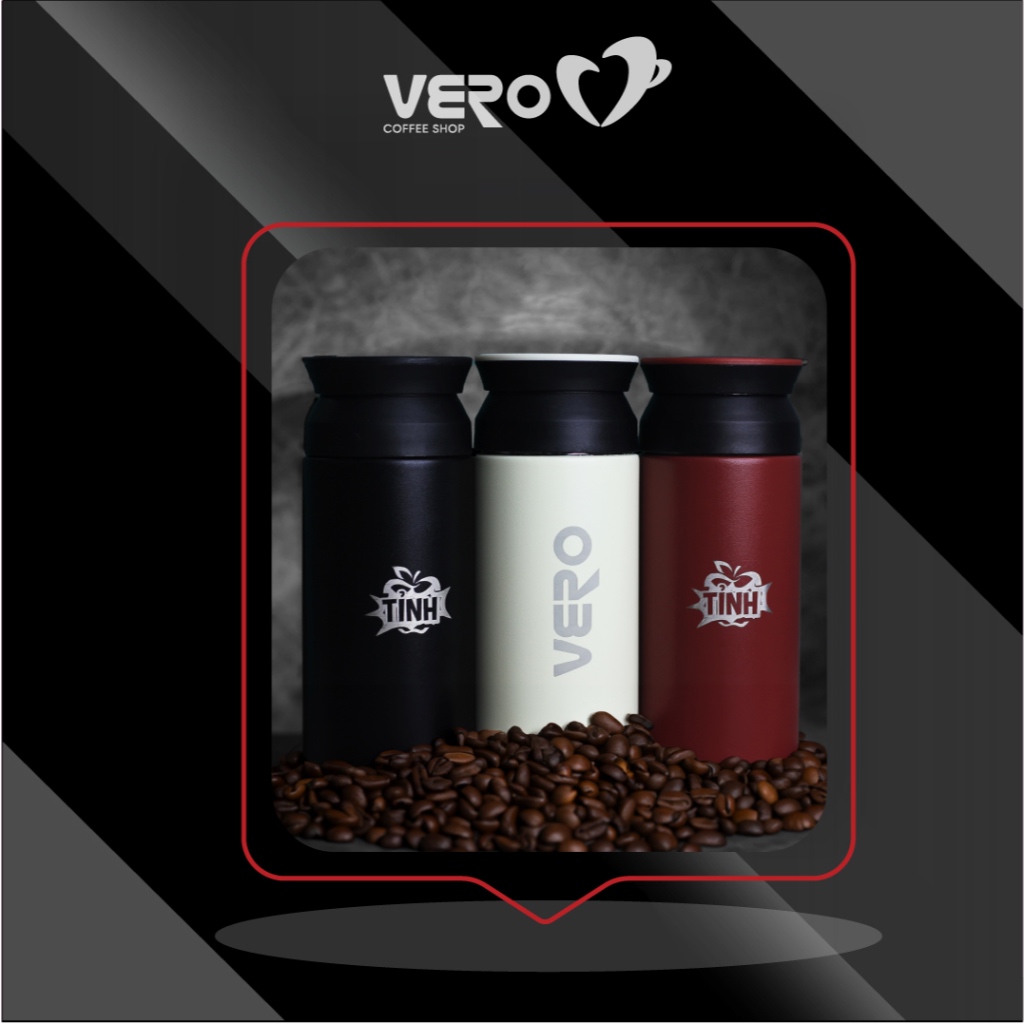 Bình giữ nhiệt cà phê Vero x Tỉnh Cà Phê 300ml