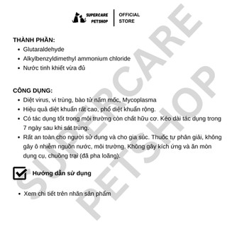 Thuốc sát trùng phổ rộng Bioxide (có đủ dung tích 60ml, 500ml & 1000ml)