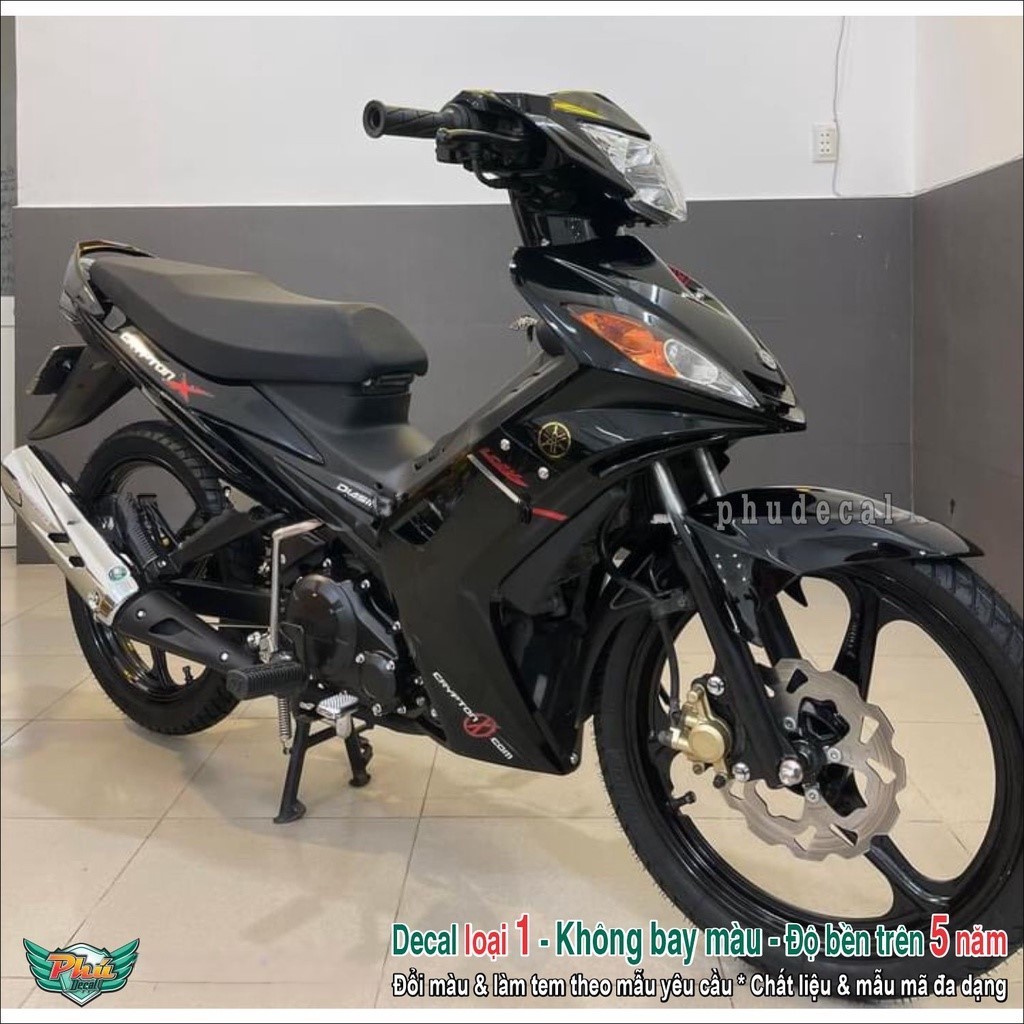 Tem rời Exciter nhỏ 2010 Đen đỏ Crypton (14)