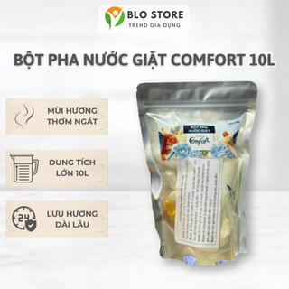 Bột Giặt Nước Hoa Hương Comfor, Bột Pha Giặt Hương Nước Hoa Dịu Nhẹ, Một Túi Pha 10 Lít Nước Giặt - Blostore - BP01