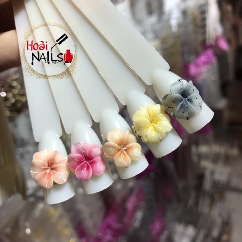 Hoa bột mai, đào ( 1b) - Phụ kiện Nail