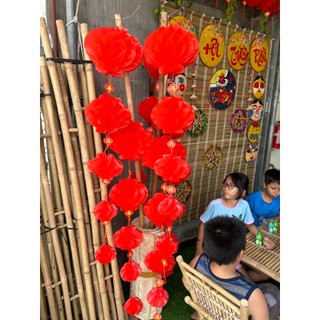 Mành cọ treo trang trí - decor - lễ hội