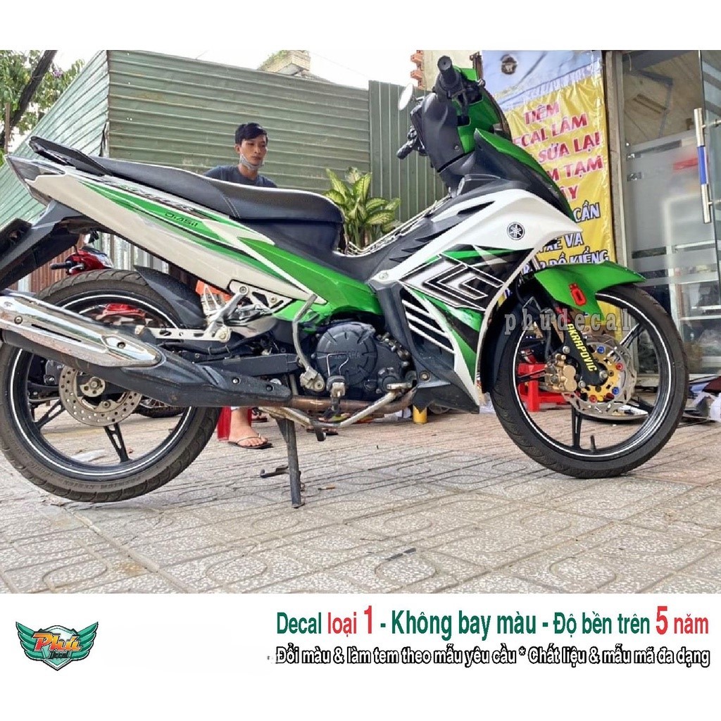 Tem rời Ex 135 LC trắng xanh (E)