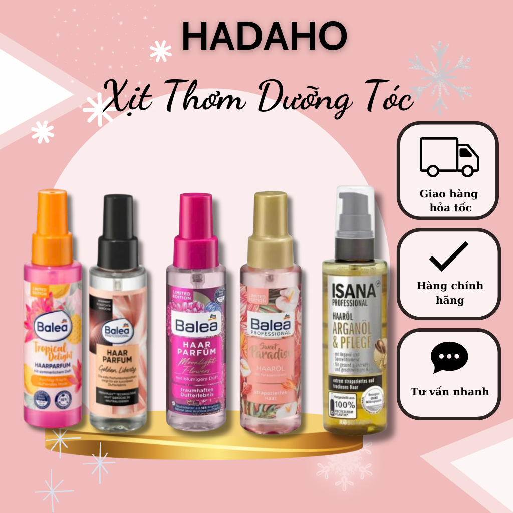 Nước hoa xịt tóc balea limited edition - Đức