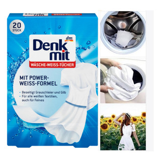 Tẩy trắng quần áo Denkmit 20 miếng