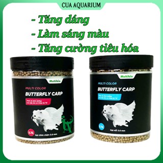 Thức ăn cám kích màu cho cá chep sư tử Multi Color Butterfly