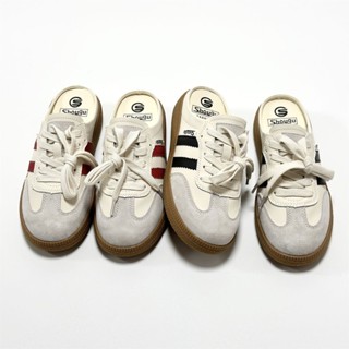 Giày Sục Nữ giày thể thao đế xuồng 2 Vạch Sọc Đế Cao 2cm mã C-22  hotren 2024