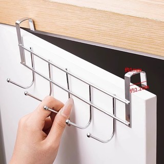 Móc inox treo sau cửa, treo cánh cửa tủ tiết kiệm diện tích