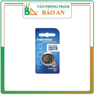 Vỉ 1 viên pin Lithium 3V CR2477 Renata xuất xứ Thuỵ Sĩ - VPP Bảo An