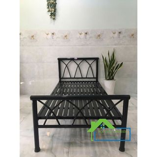 Giường sắt đan chéo 1m2x2m Nội Thất Chí Hiếu