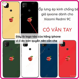 Ốp lưng ép kính giả i.p.ho.ne Xiaomi redmi 9C/ Redmi 9C NFC/ Redmi Poco C3