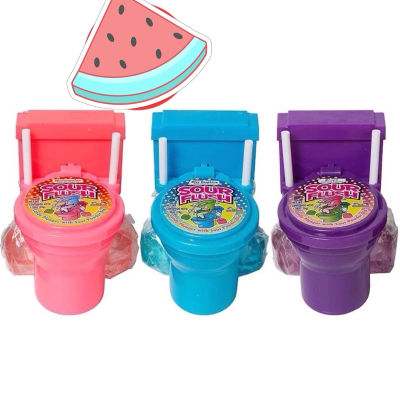 Kẹo mút bồn cầu Sour Flush