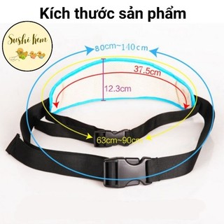 (FreeShip) Đai xe máy Phản quang cho bé, Đai an toàn