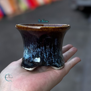 Chậu trồng sen đá, cây cảnh mini bát tràng bonsai. MNBT 2