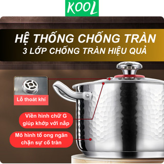 Nồi inox 304 Berlin 5 đáy cao cấp SSGP của Đức