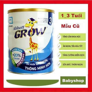 [Mẫu mới] Sữa bột abbott Grow 1+ thay thế Grow 3 900g [Date 2027]