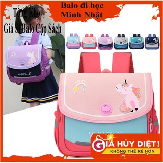 [Dòng xịn] Balo Chống Gù Ngang Kiểu Anh Chống Nước, chống gù Có Phản Quang, Chống Mài Mòn. Cặp ngang cho bé Tiểu Học...