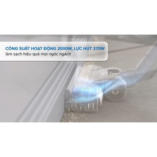 Máy hút bụi dạng hộp Panasonic MC-CL605KN49 công suất 2000w, xuất xứ thương hiệu Nhật Bản