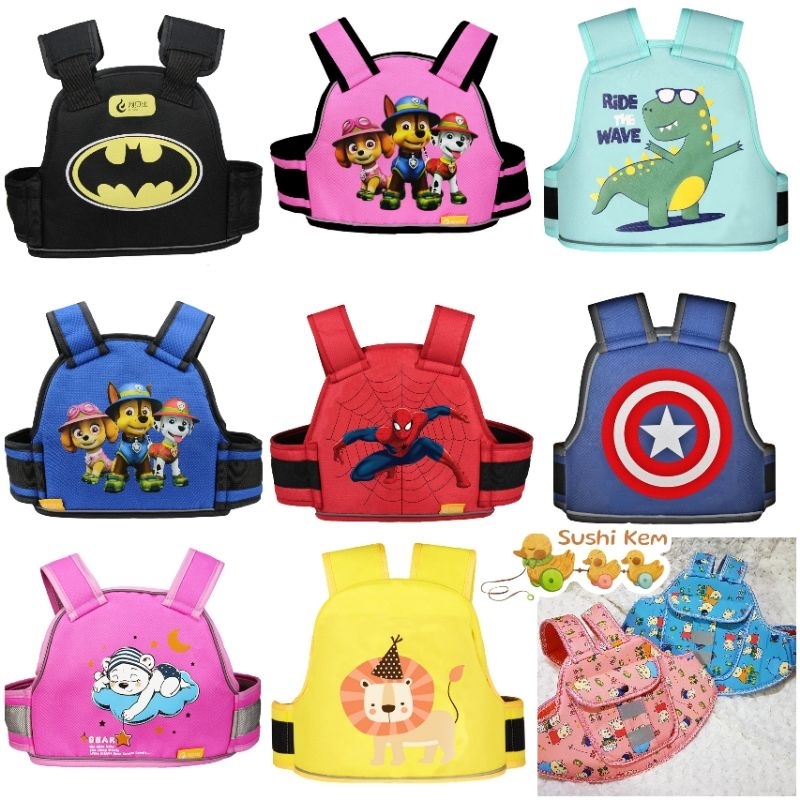 (FreeShip) Đai xe máy Phản quang - Đai an toàn