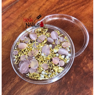Khay kl + trai mix - Phụ kiện Nail