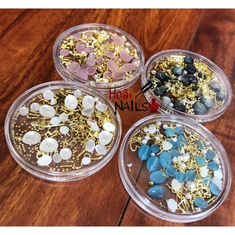 Khay kl + trai mix - Phụ kiện Nail