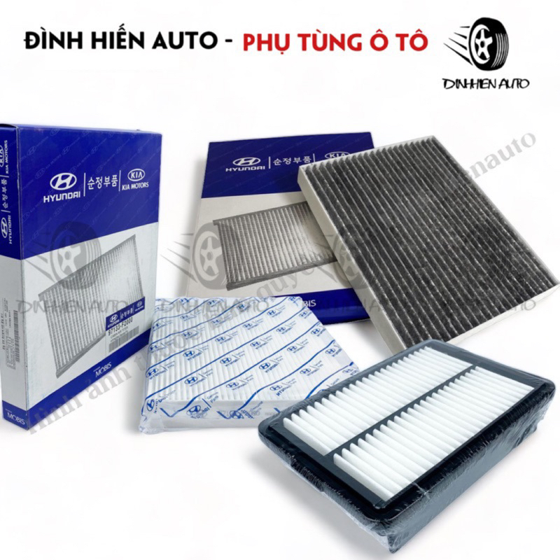 Lọc gió động cơ + lọc gió điều hoà xe Cerato (2019-2021), K3 (2022-24) (Mã: 28113F2000/97133F2000)