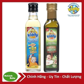 Dầu ăn Kiddy Cá Hồi và Kiddy Oliu 250ml (Date mới nhất)