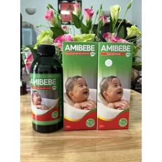 [Chính hãng] Set 2 chai Amibebe Pro 400ml nước tắm rôm sảy cho bé.