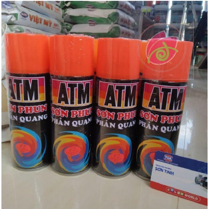 Sơn xịt màu đỏ phản quang ATM F2