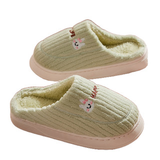 Dép bông unisex đi trong nhà hoạ tiết HappyLife đi cực ấm chân thời trang ulzzang Hàn Quốc TH-69